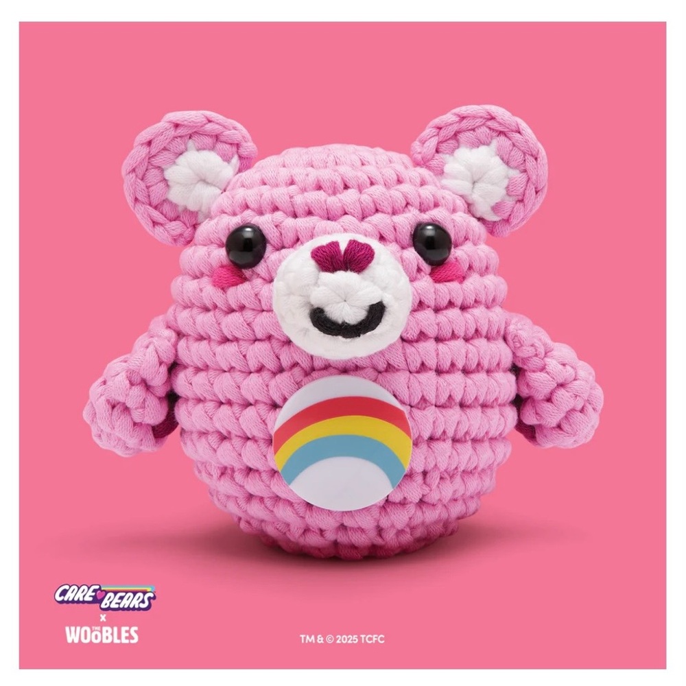 The Woobles Cheer Bear Beginner Crotchet Amigurumi Kit Learn To Crotchet